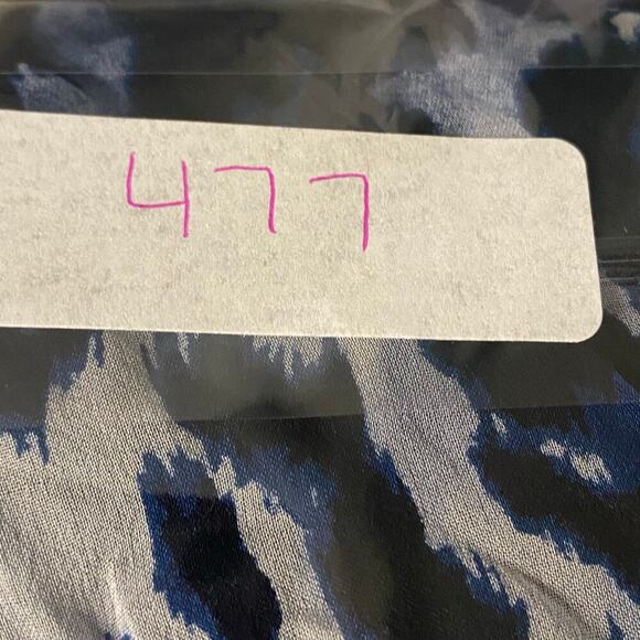 Diane Von Furstenberg Silk Blue Fleurette Leopard Print Dress Size 4 Lightweight - Picture 16 of 16